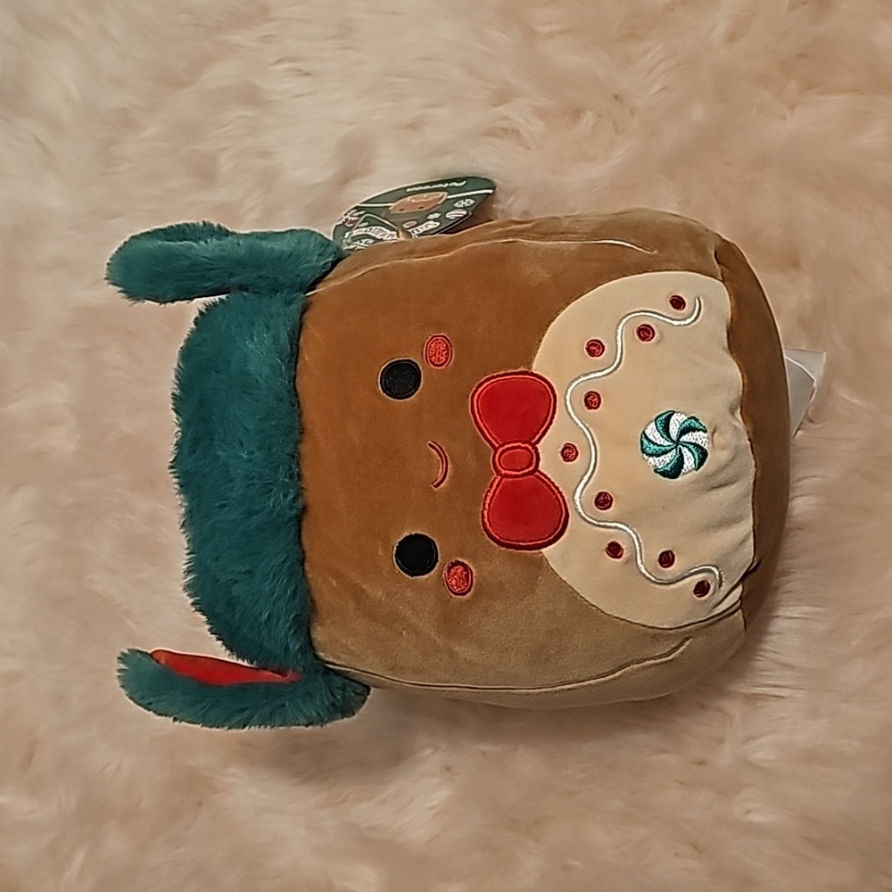 Peterson 8" Gingerbread Man Squishmallow NWT